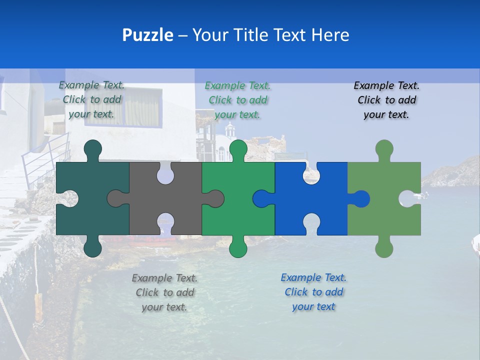 Unique Sea Swim PowerPoint Template