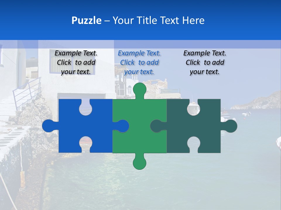 Unique Sea Swim PowerPoint Template