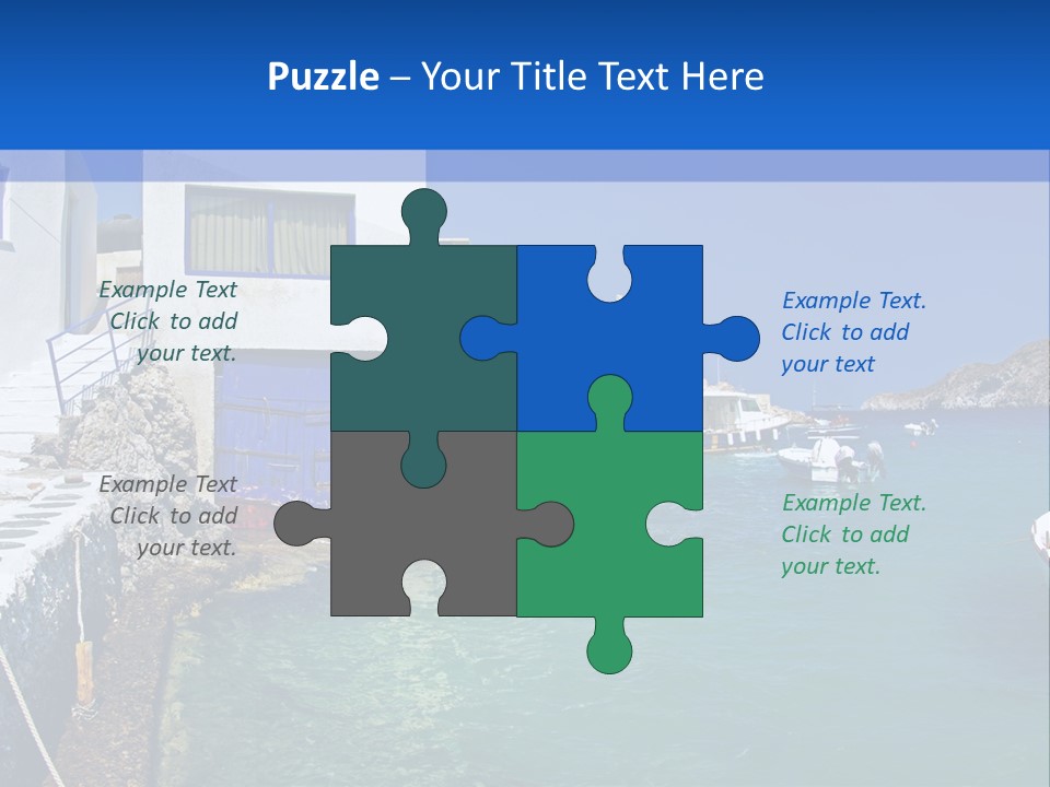 Unique Sea Swim PowerPoint Template