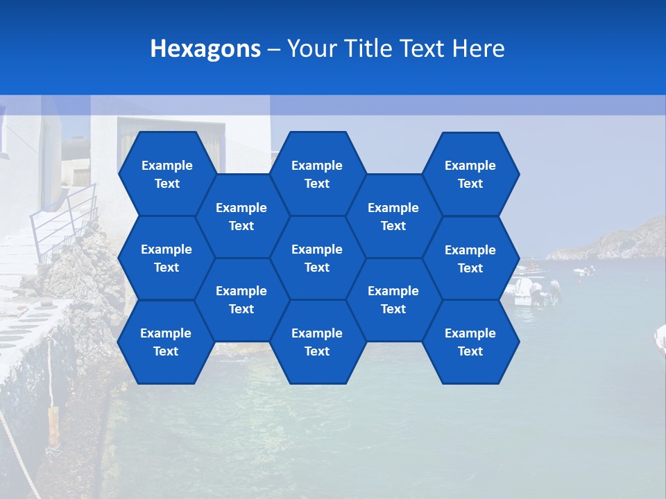 Unique Sea Swim PowerPoint Template