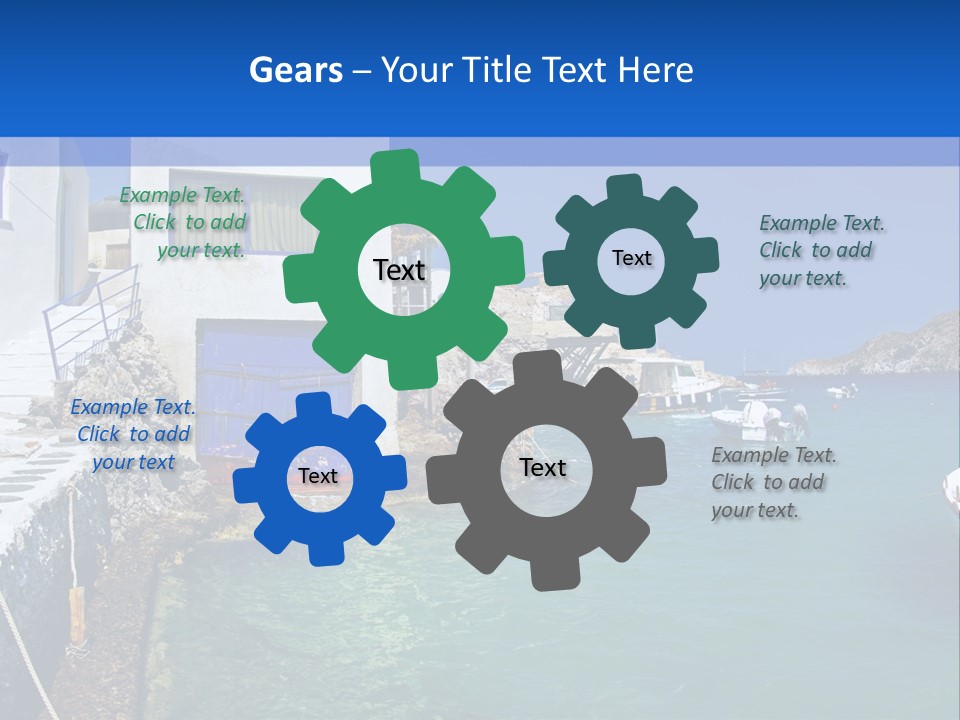 Unique Sea Swim PowerPoint Template