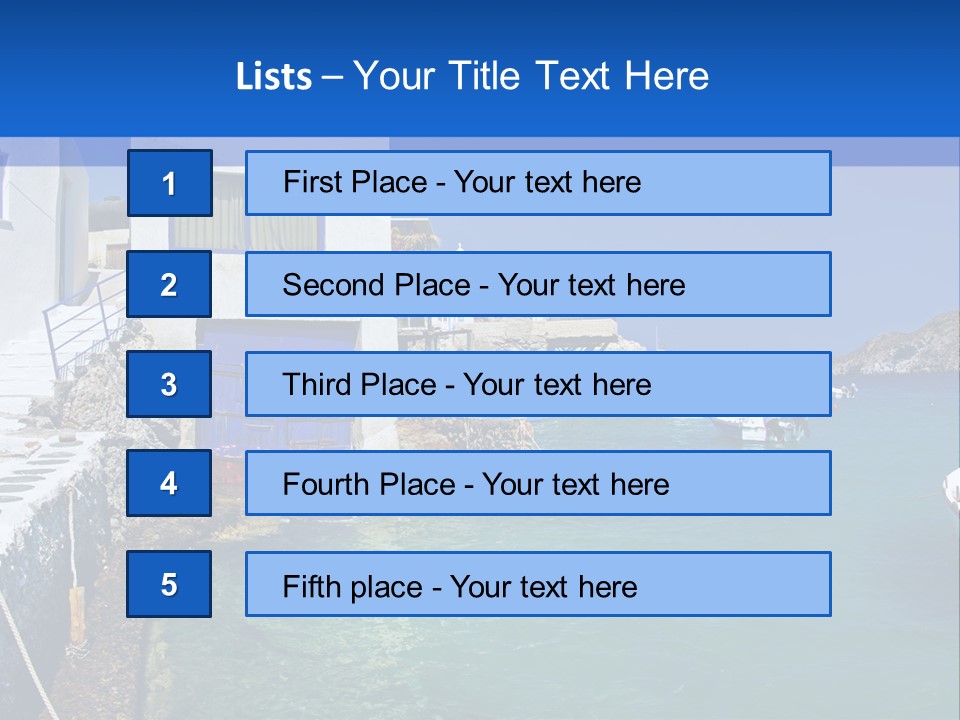 Unique Sea Swim PowerPoint Template
