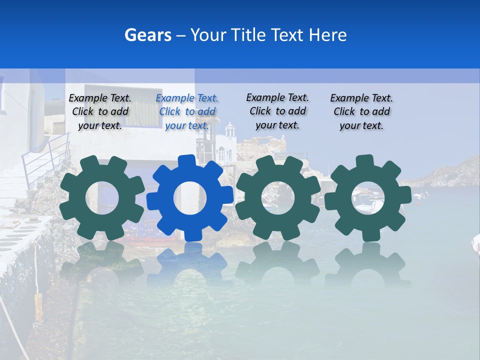 Unique Sea Swim PowerPoint Template