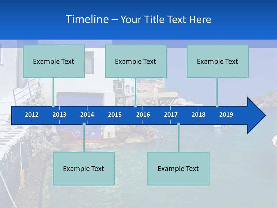 Unique Sea Swim PowerPoint Template