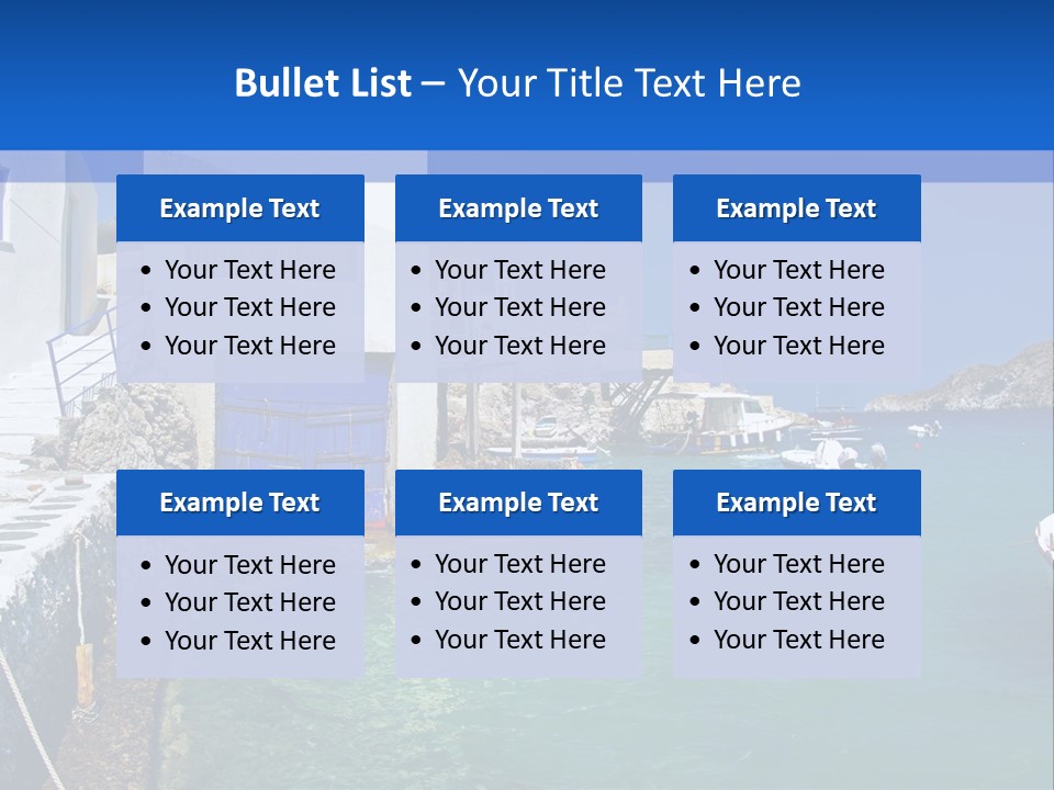 Unique Sea Swim PowerPoint Template