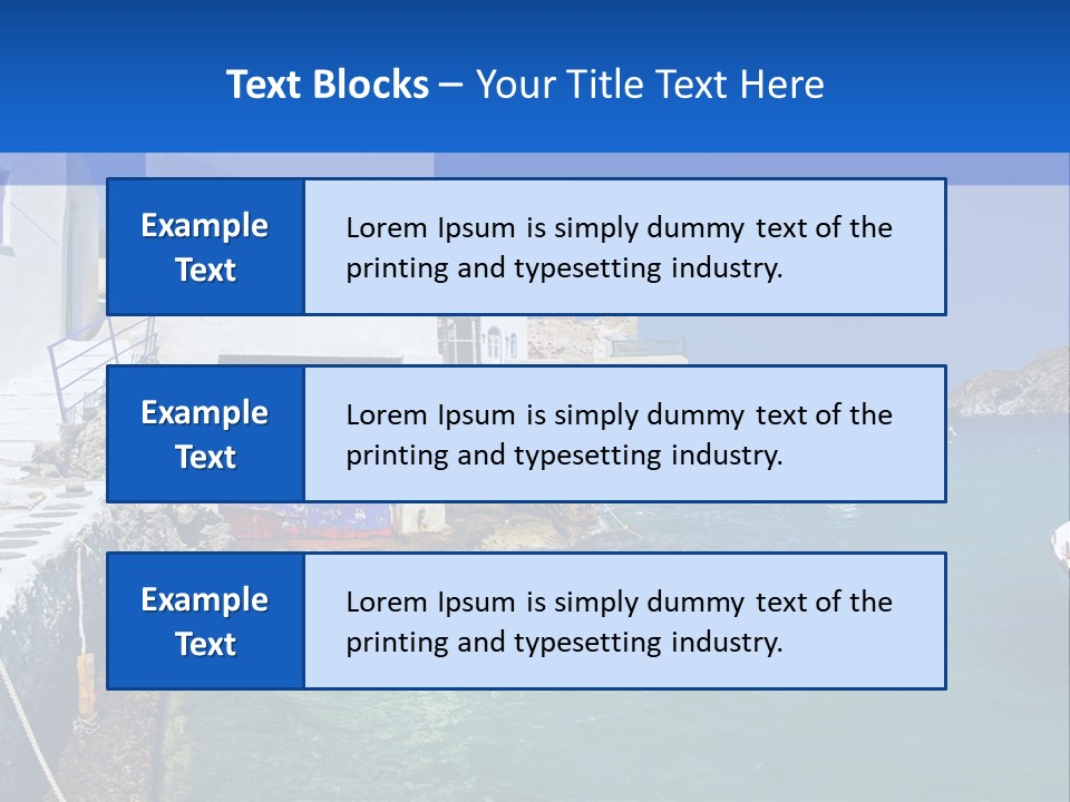 Unique Sea Swim PowerPoint Template