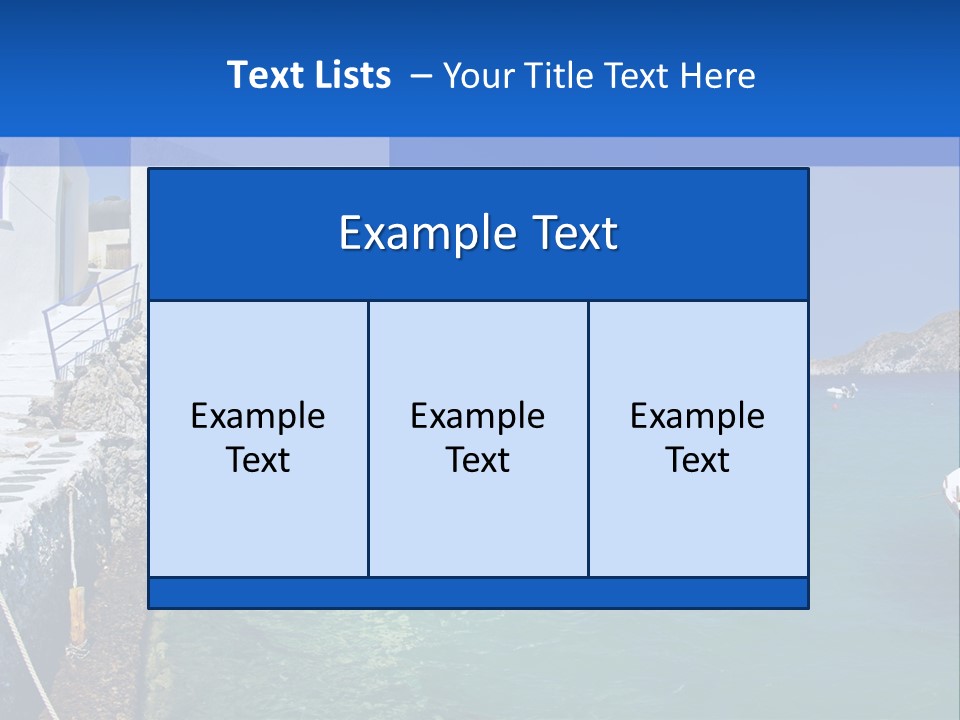 Unique Sea Swim PowerPoint Template