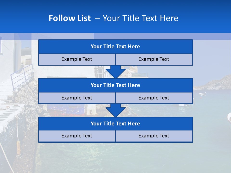 Unique Sea Swim PowerPoint Template