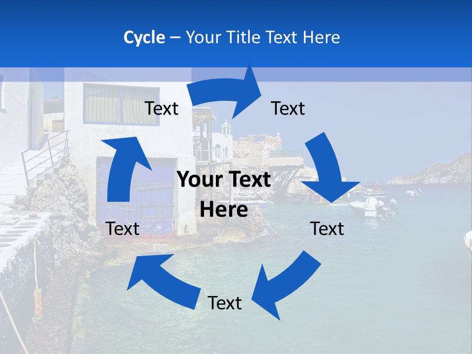 Unique Sea Swim PowerPoint Template