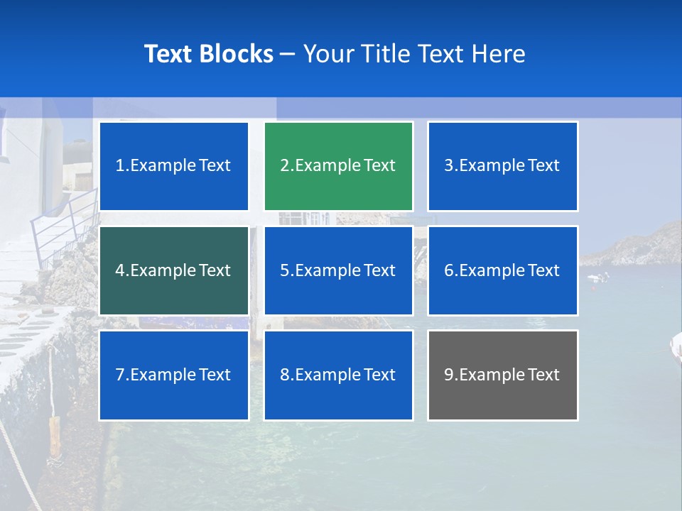 Unique Sea Swim PowerPoint Template