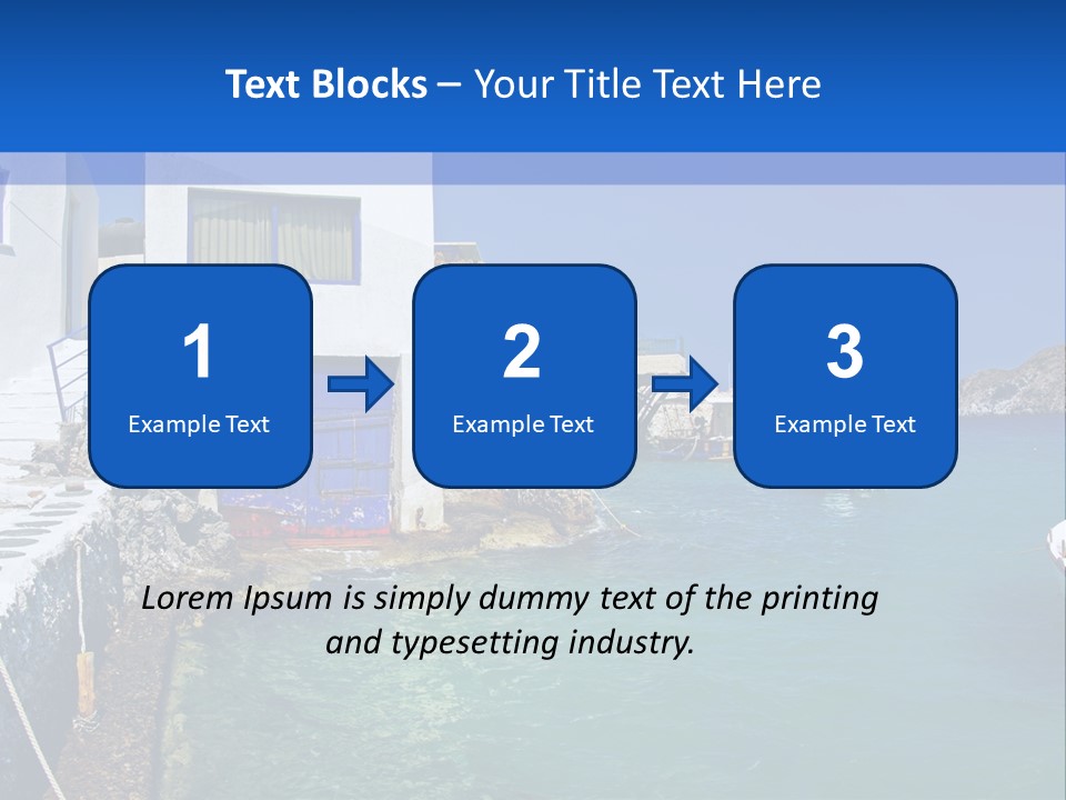 Unique Sea Swim PowerPoint Template