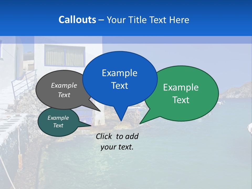 Unique Sea Swim PowerPoint Template