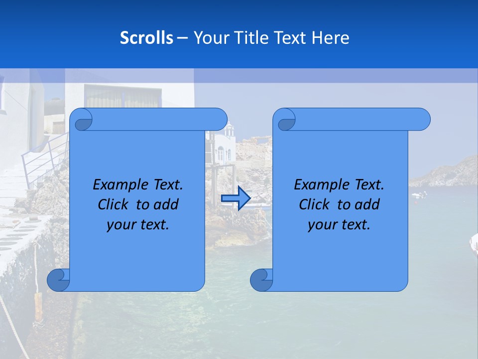 Unique Sea Swim PowerPoint Template