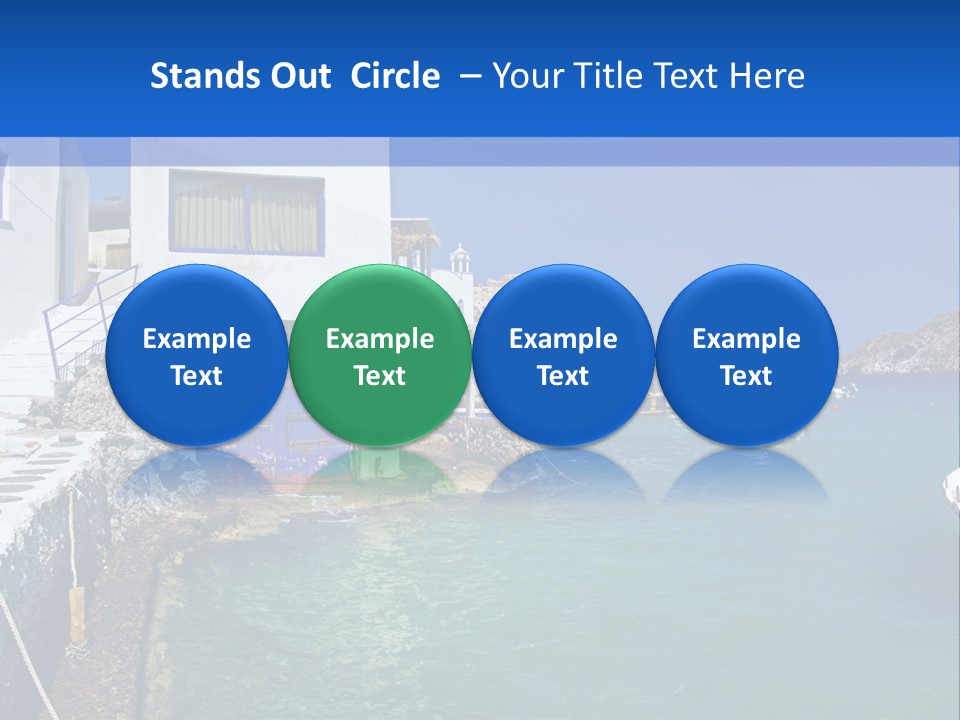 Unique Sea Swim PowerPoint Template