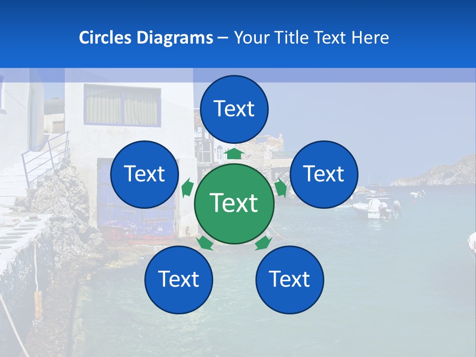 Unique Sea Swim PowerPoint Template
