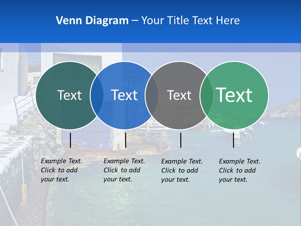 Unique Sea Swim PowerPoint Template