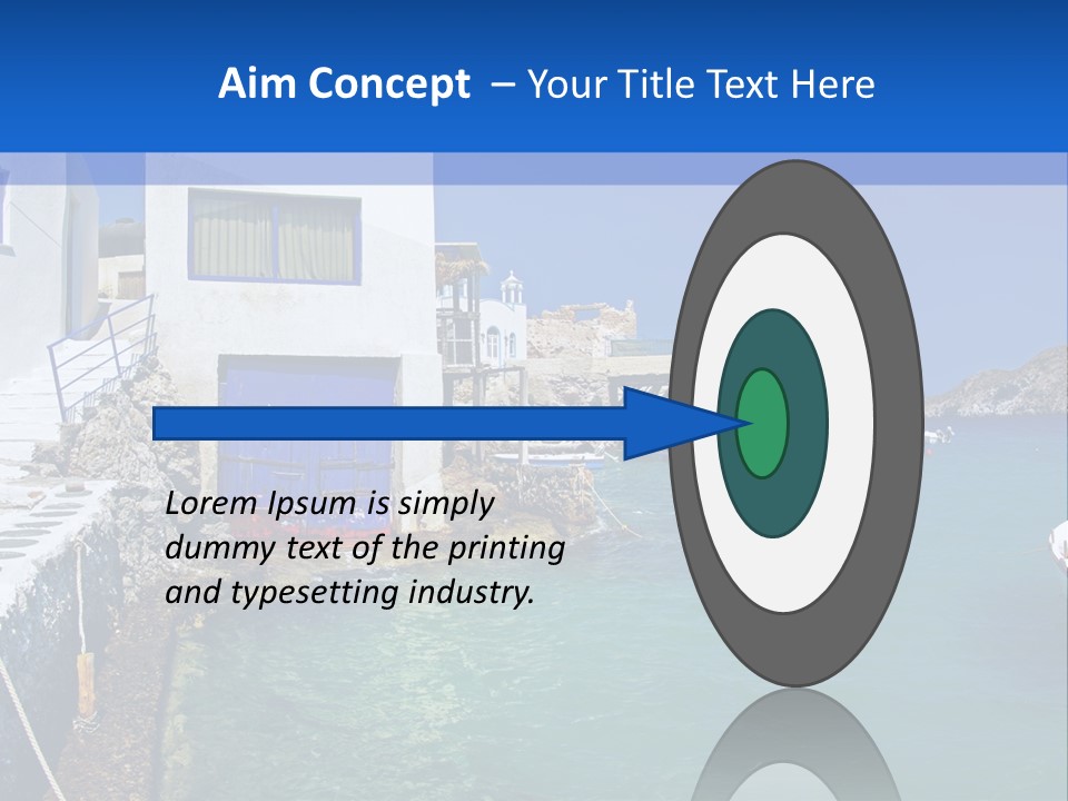 Unique Sea Swim PowerPoint Template