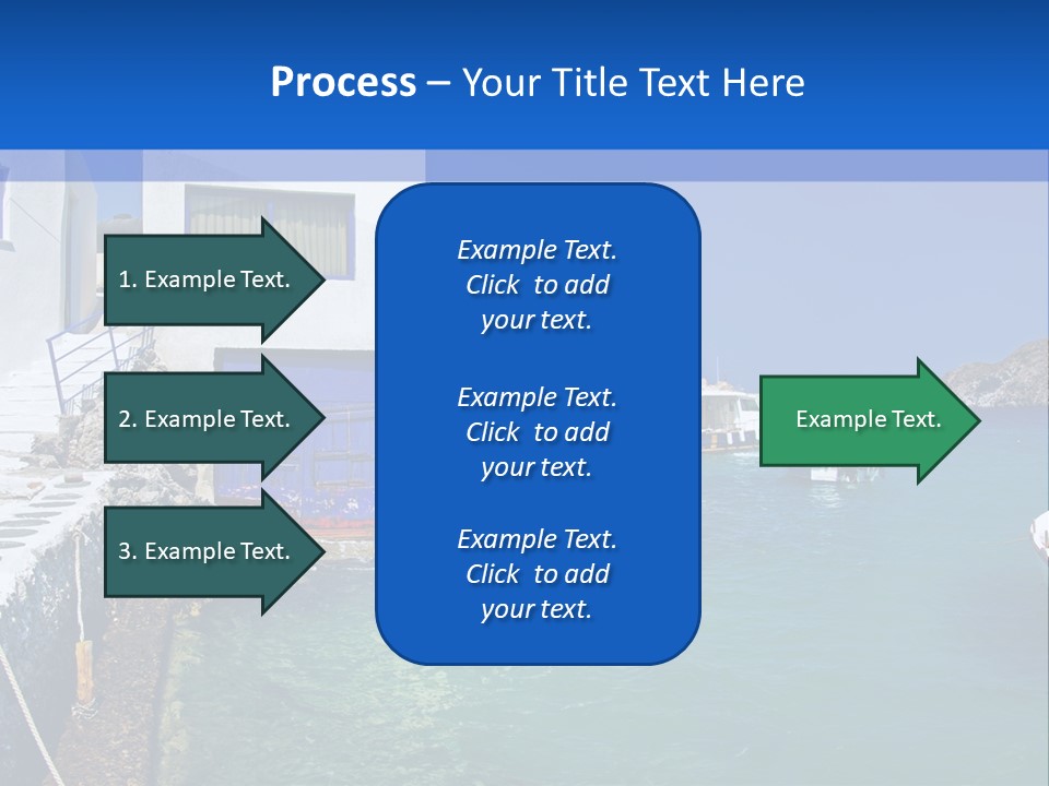 Unique Sea Swim PowerPoint Template