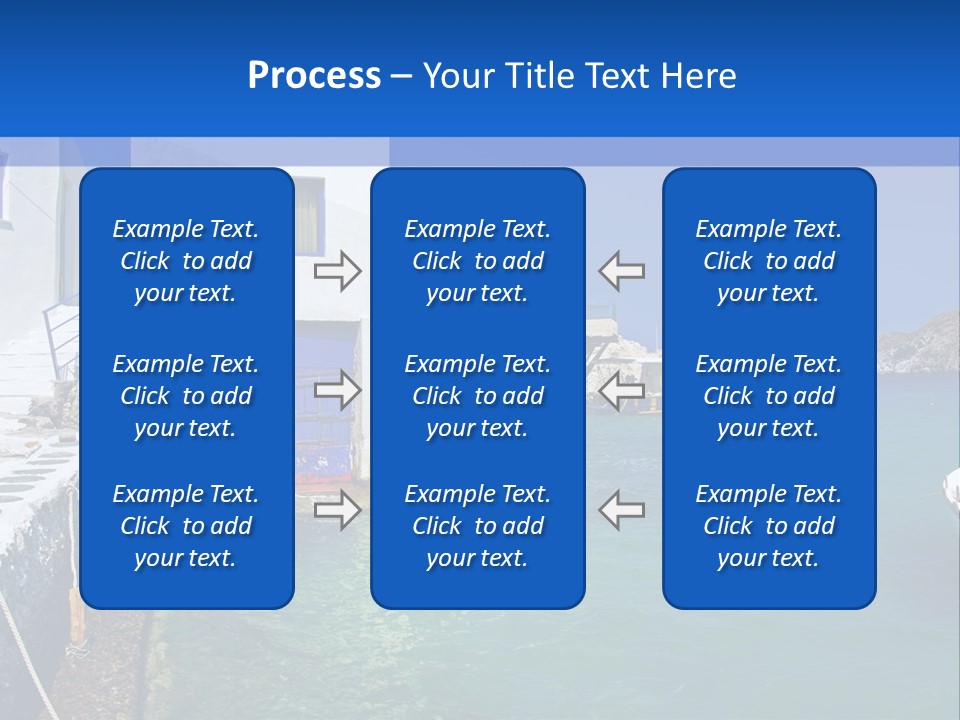 Unique Sea Swim PowerPoint Template