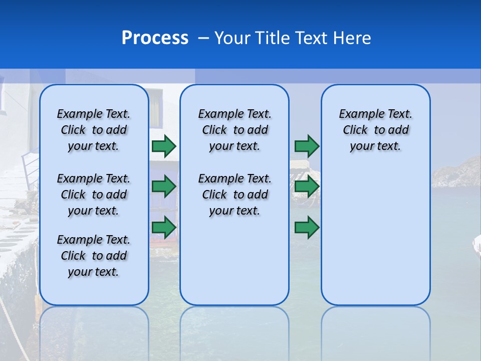 Unique Sea Swim PowerPoint Template