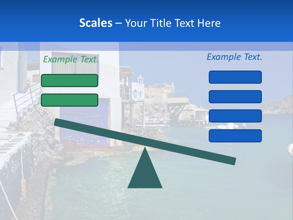 Unique Sea Swim PowerPoint Template