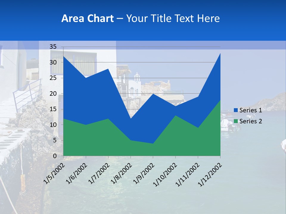 Unique Sea Swim PowerPoint Template