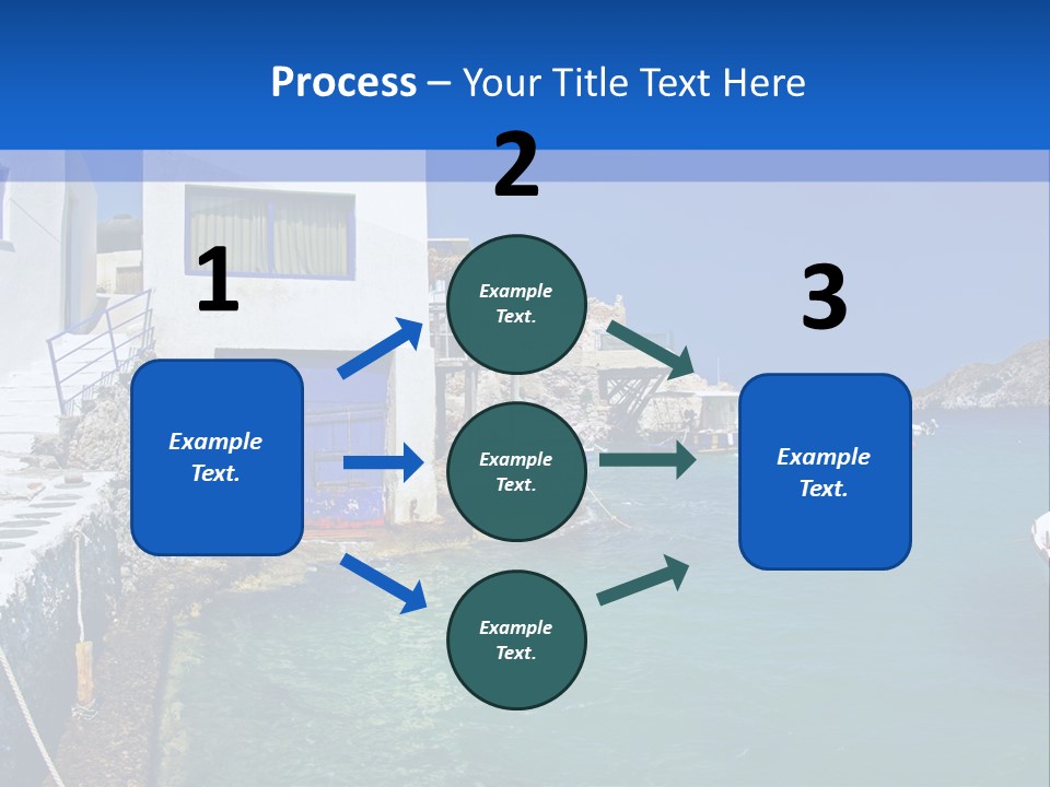 Unique Sea Swim PowerPoint Template