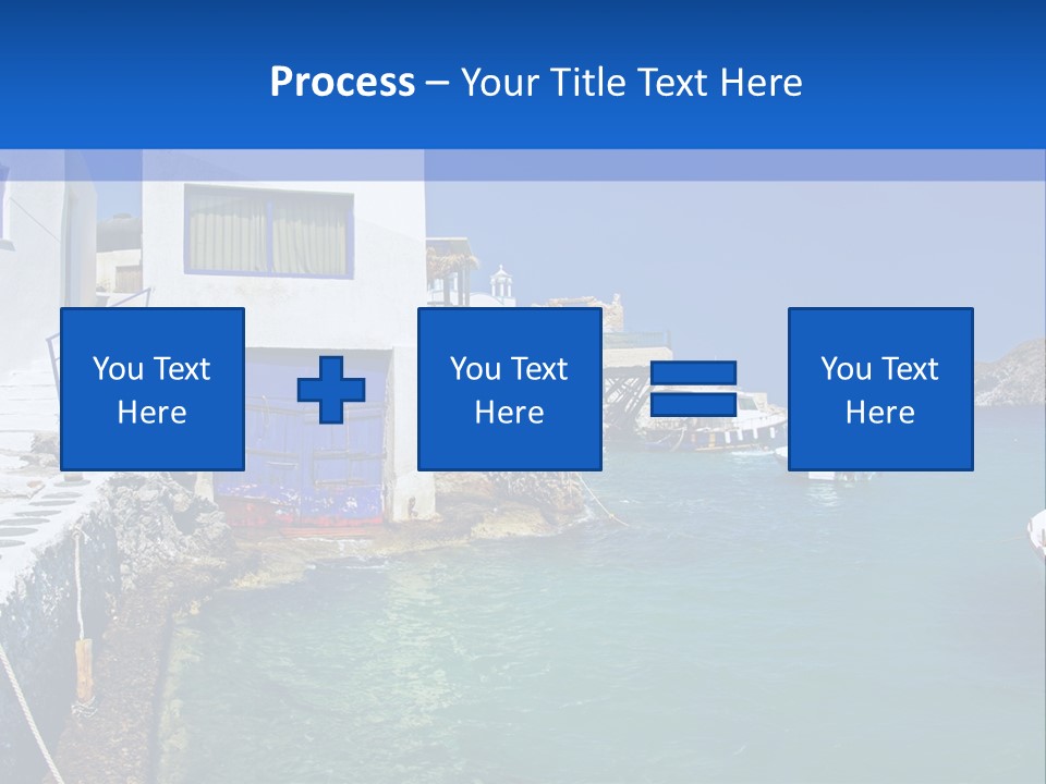 Unique Sea Swim PowerPoint Template