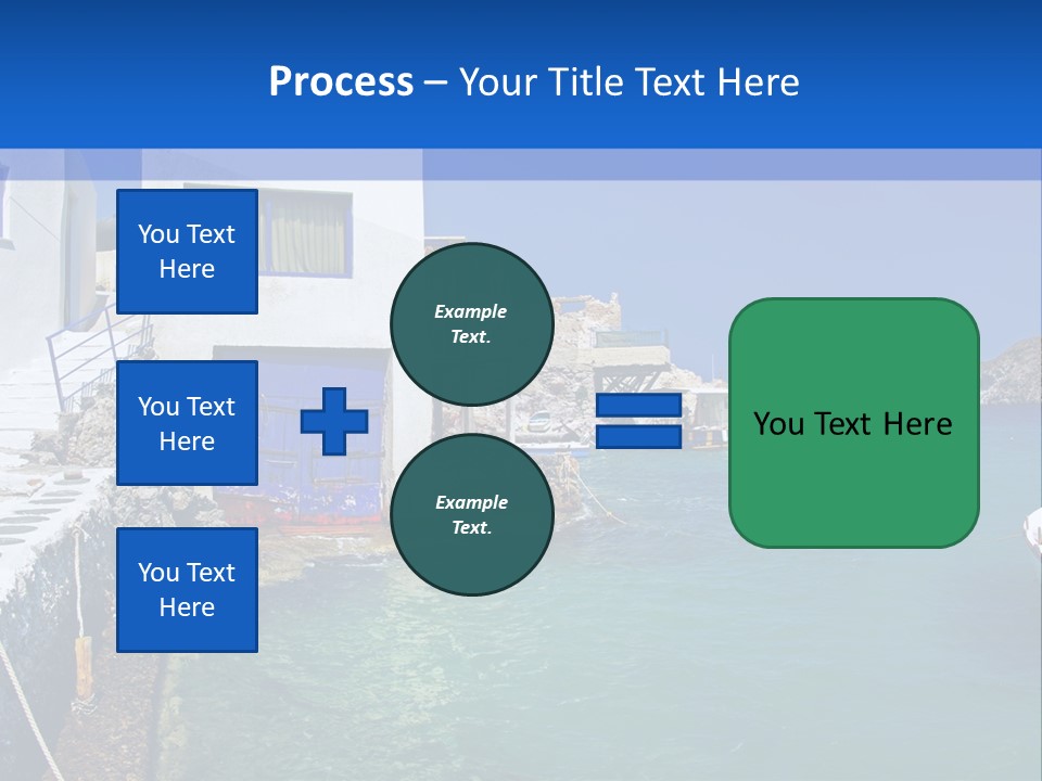Unique Sea Swim PowerPoint Template
