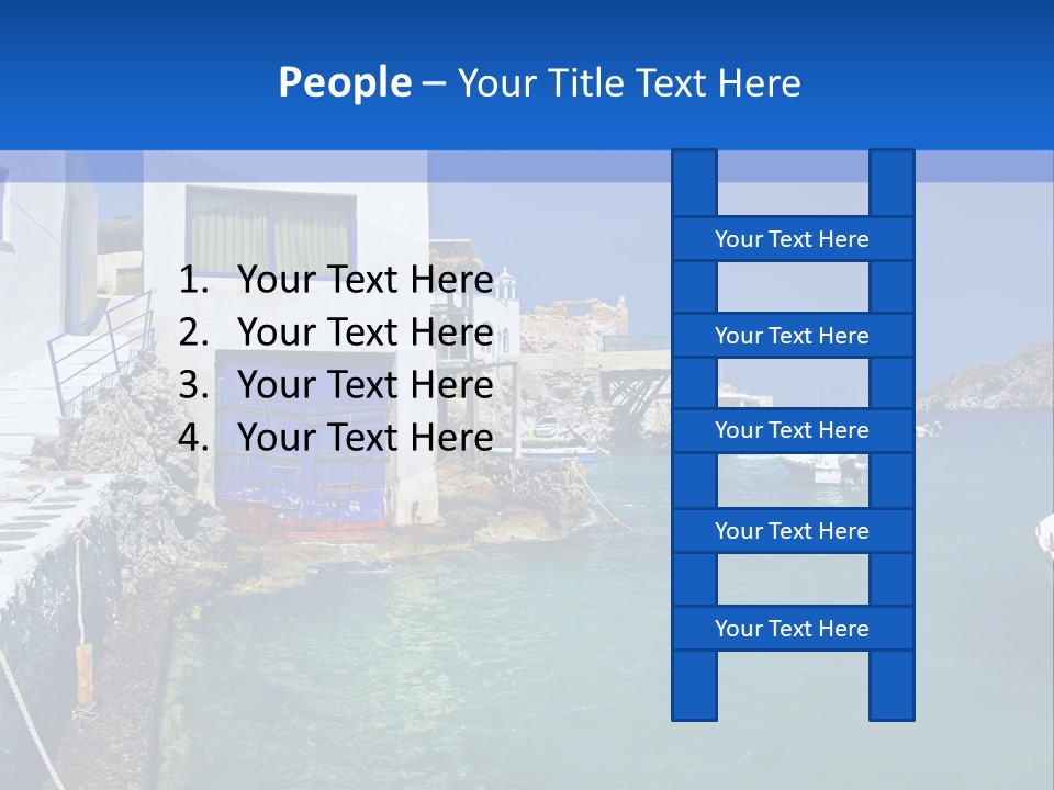 Unique Sea Swim PowerPoint Template
