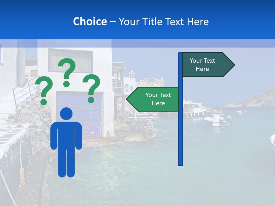 Unique Sea Swim PowerPoint Template