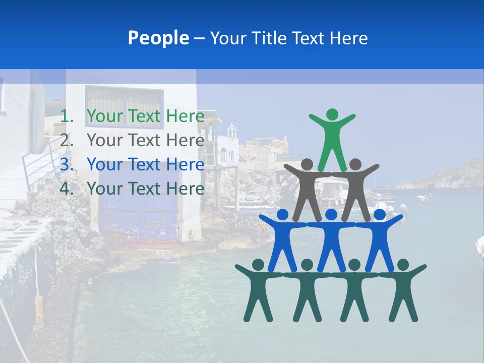 Unique Sea Swim PowerPoint Template