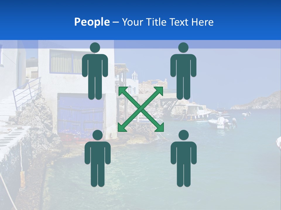 Unique Sea Swim PowerPoint Template