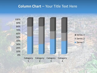 Coastline Boat View PowerPoint Template