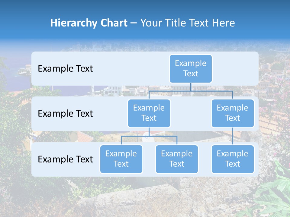 Coastline Boat View PowerPoint Template