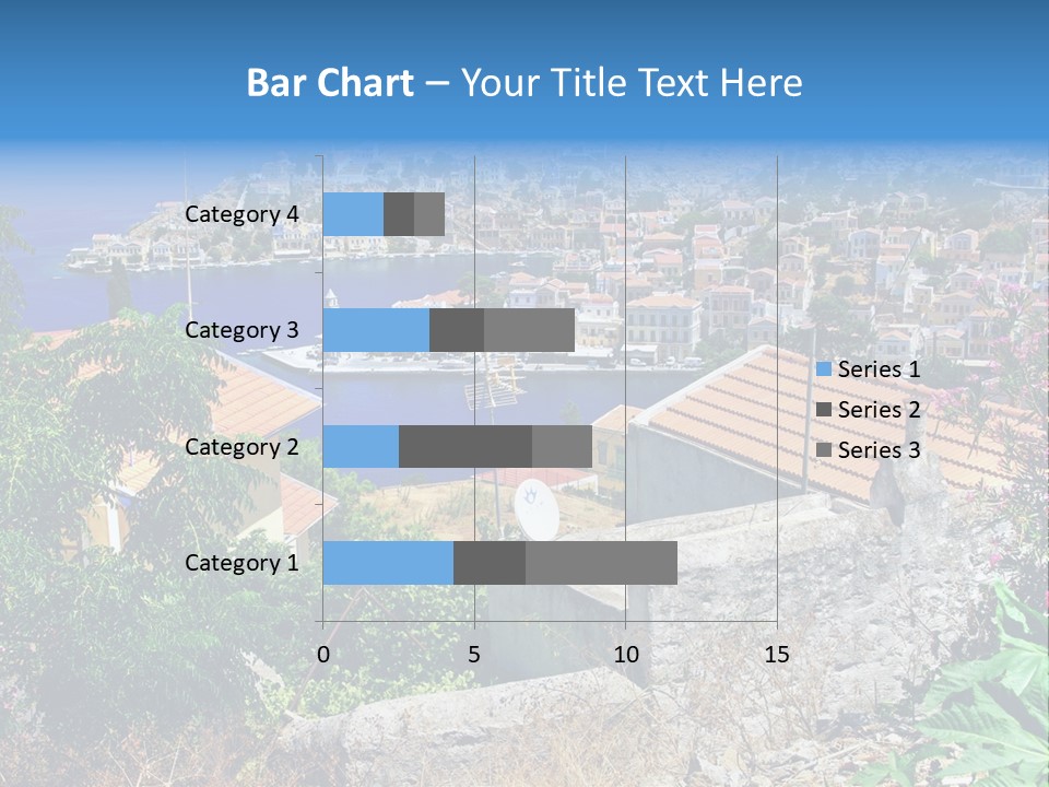 Coastline Boat View PowerPoint Template