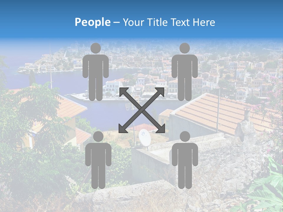 Coastline Boat View PowerPoint Template