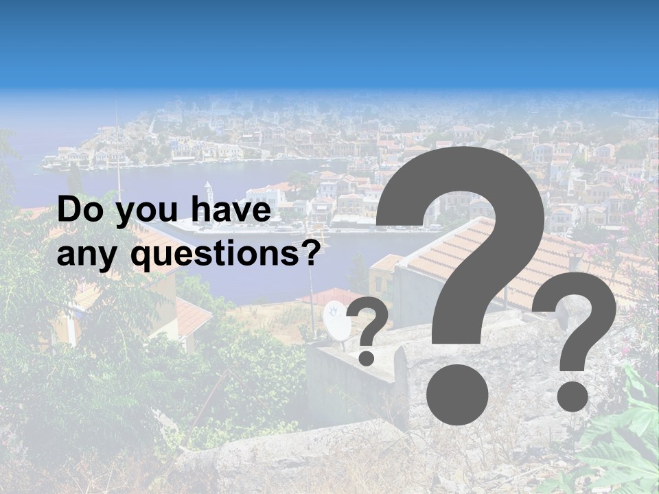 Coastline Boat View PowerPoint Template