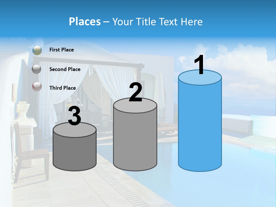 Atlantis Santorini Oia PowerPoint Template