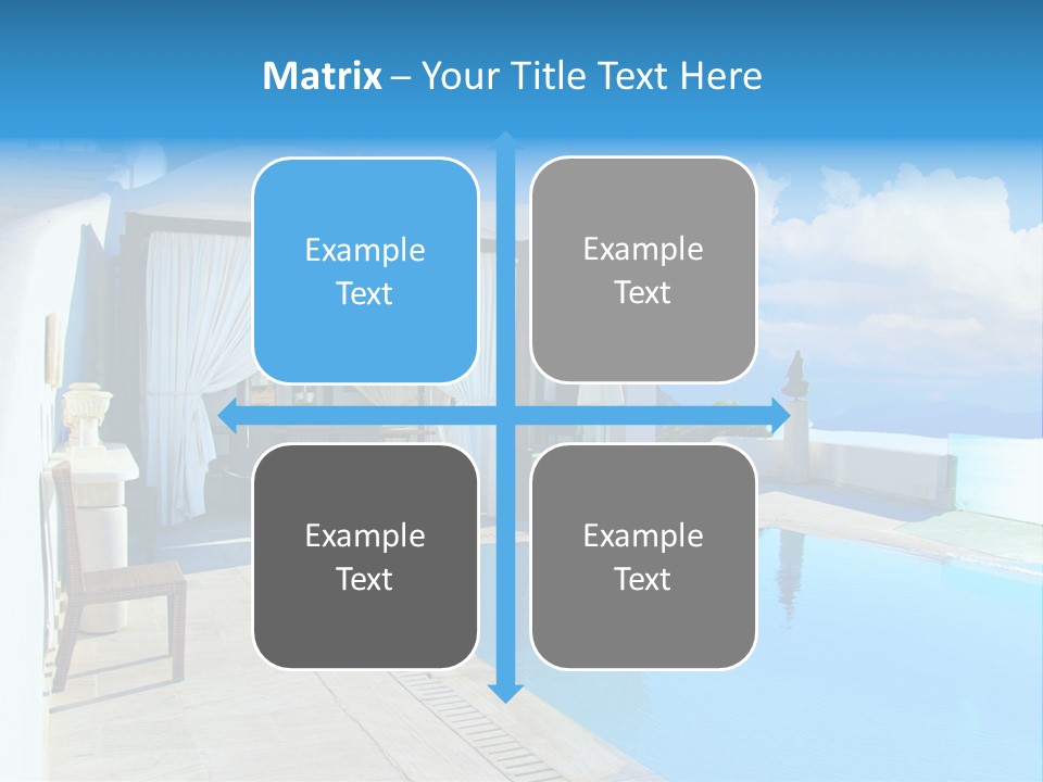 Atlantis Santorini Oia PowerPoint Template