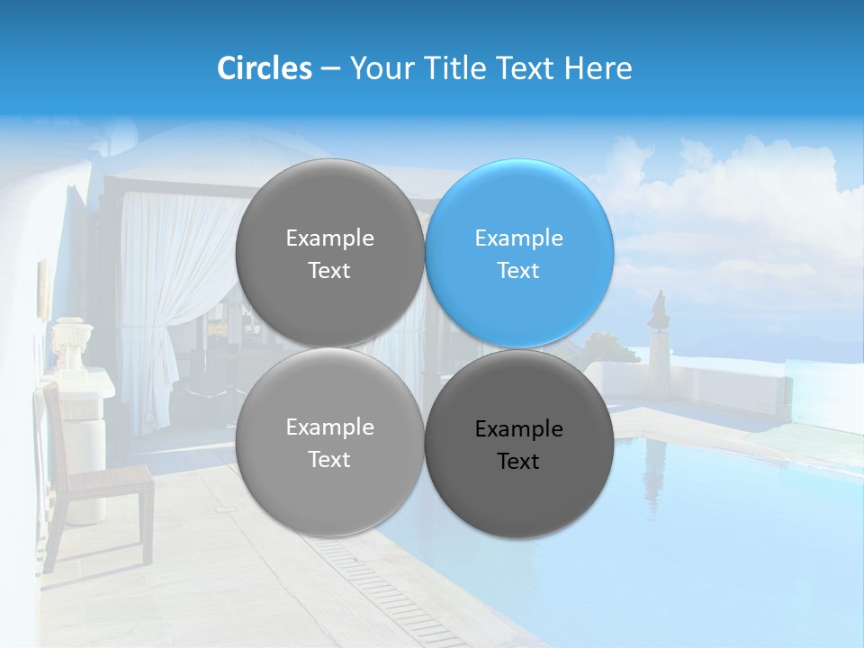 Atlantis Santorini Oia PowerPoint Template