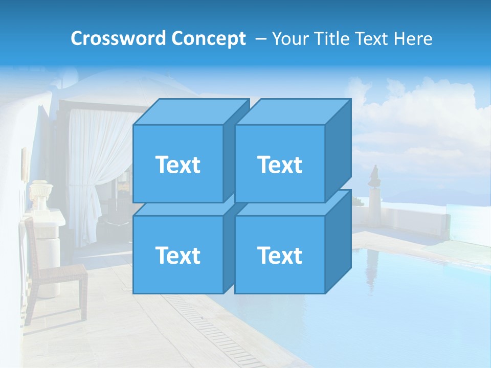 Atlantis Santorini Oia PowerPoint Template
