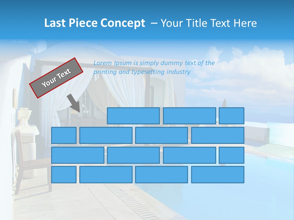 Atlantis Santorini Oia PowerPoint Template