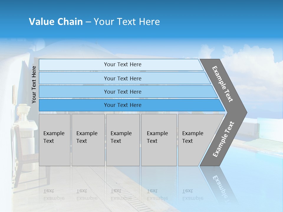 Atlantis Santorini Oia PowerPoint Template