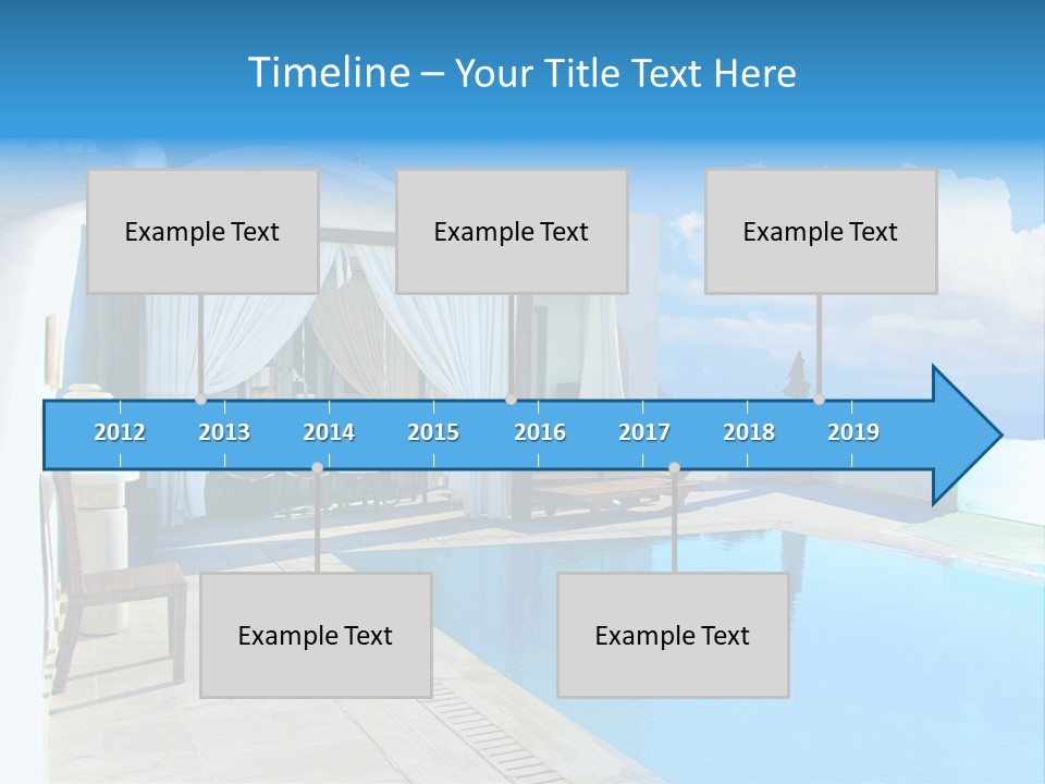 Atlantis Santorini Oia PowerPoint Template