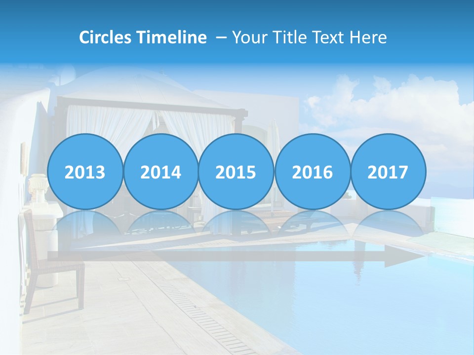 Atlantis Santorini Oia PowerPoint Template