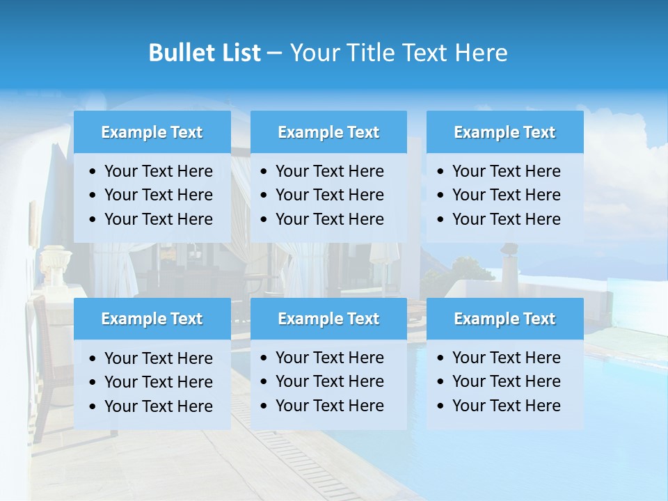 Atlantis Santorini Oia PowerPoint Template