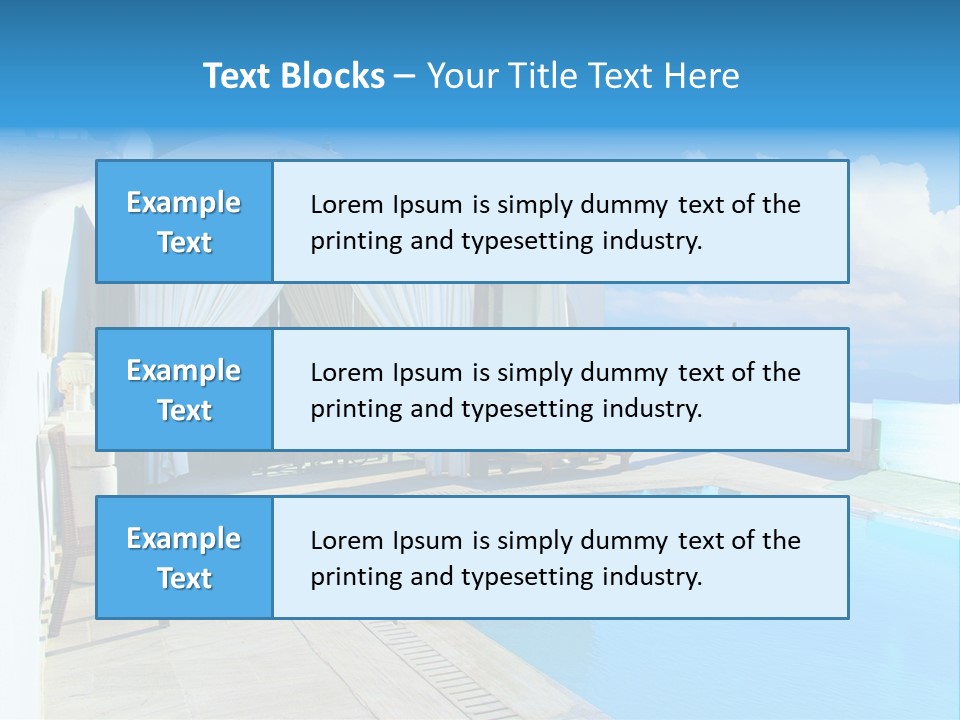 Atlantis Santorini Oia PowerPoint Template