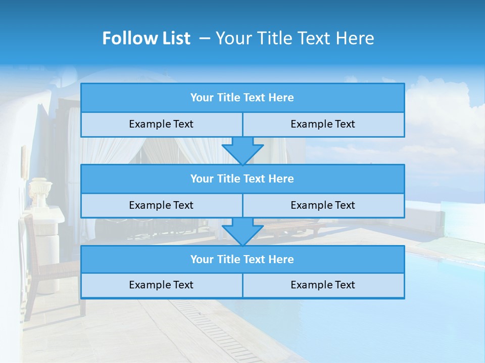 Atlantis Santorini Oia PowerPoint Template