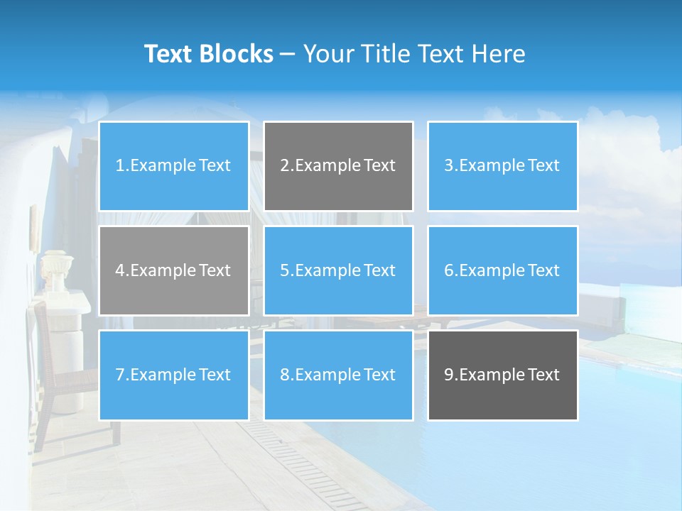 Atlantis Santorini Oia PowerPoint Template